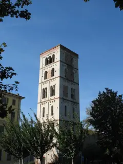 Campanile lati nord e est - Campanile Torre di Santo Stefano a Ivrea