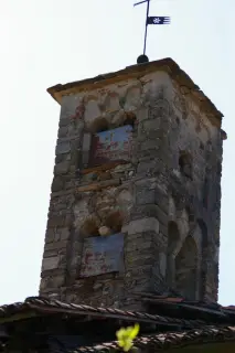 Campanile lato nord - Oratorio di San Michele a MongrandoFrazione San Michele