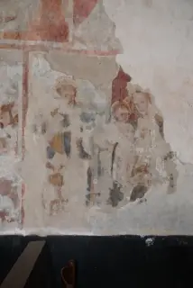 Tracce di affreschi - Santuario della Madonna dei Campi a Landiona