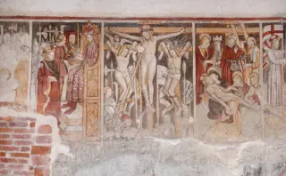 Crocifissione - Santuario della Madonna dei Campi a Landiona