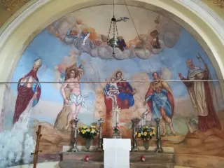 Abside - Oratorio di San Rocco a Lenta