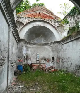 Interno - Rovine della Chiesa di San Giulio a Lenta