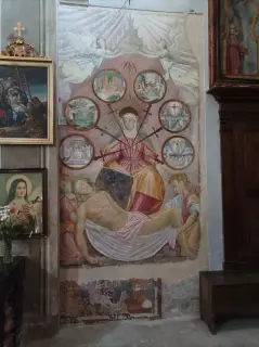 Affresco - Cappella della Parrocchiale di San Pietro e Paolo a Boccioleto