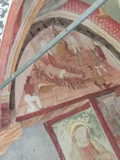 Affreschi - Cappella della Madonna di Loreto o il Gesietto a BoccioletoFrazione Oro