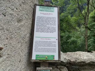 Pannello illustrativo - Cappella di San Quirico a BoccioletoFrazione Palancato