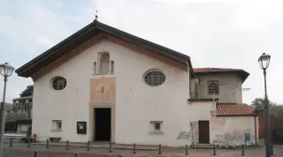 Facciata - Chiesa di Santa Marta o del Santissimo Sacramento a Borgosesia