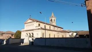 Facciata e campanile - Parrocchiale di San Germano Vescovo a Lignana