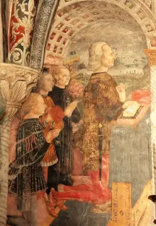 Affreschi Cappella Santa Margherita - Santuario di Santa Maria Assunta a Serralunga di CreaFrazione Santuario di Crea