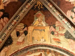 Affreschi Cappella Santa Margherita - Santuario di Santa Maria Assunta a Serralunga di CreaFrazione Santuario di Crea