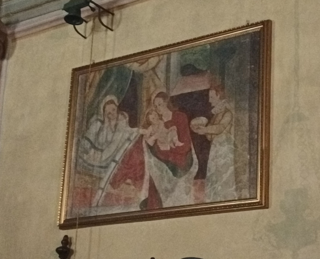 Ponderano - PARROCCHIALE DI   SAN LORENZO-Madonna col Bambino