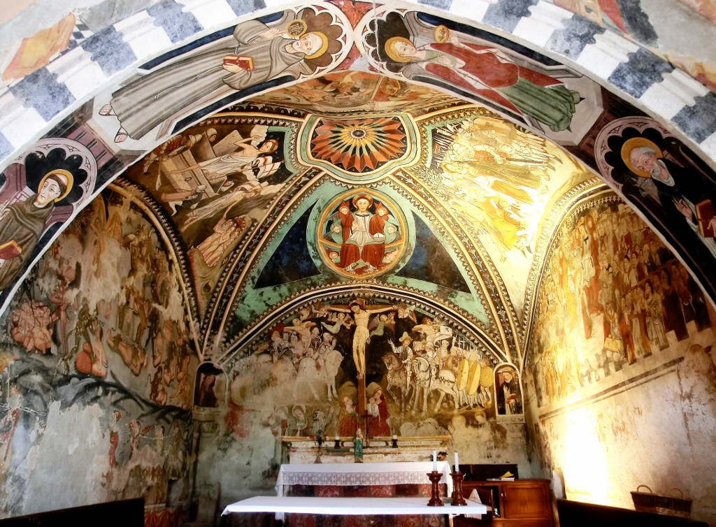 San Michele Mondovì - CAPPELLA DELLA MADONNA DELLA PIANA O DELLA NEVE-Interno - Affreschi abside