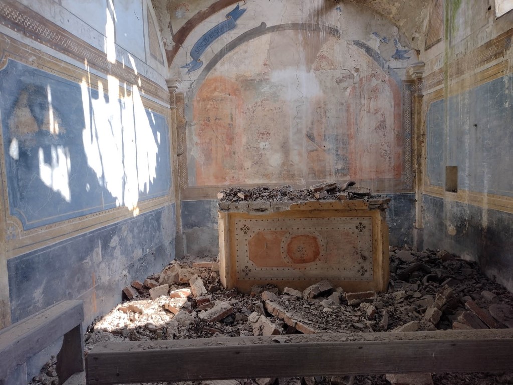 Cinzano - CAPPELLA DI   SAN DESIDERIO-Tracce degli affreschi
