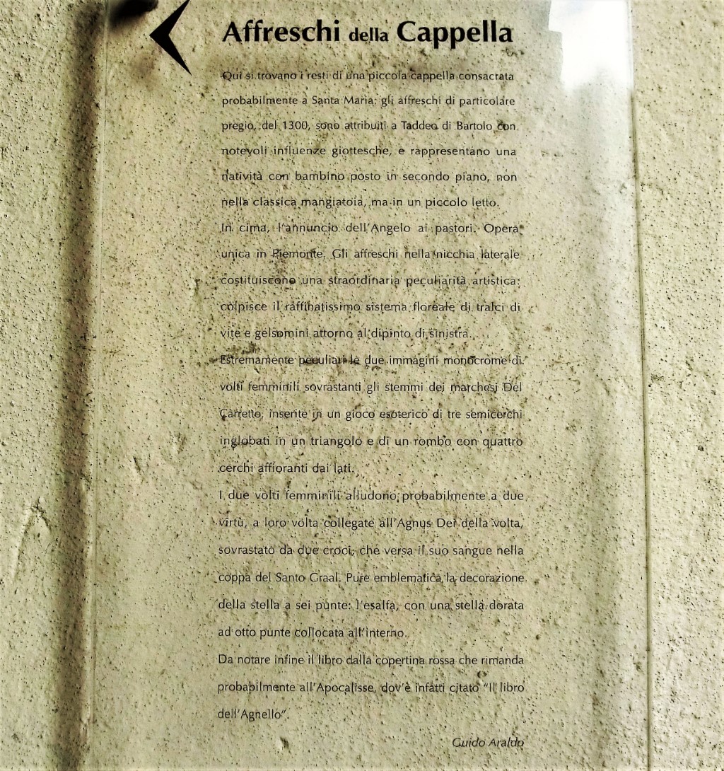 Saliceto - CAPPELLA DEL CASTELLO-Pannello illustrativo