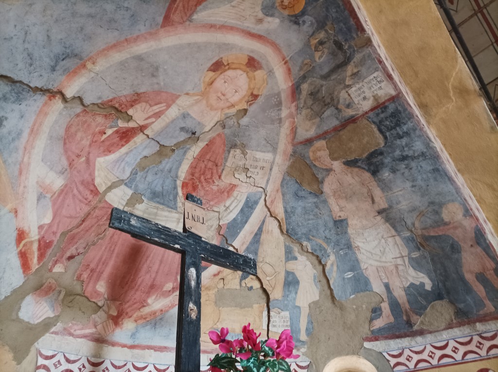 Montiglio Monferrato - CHIESA DEI SANTI FABIANO E SEBASTIANO-Cristo in Mandorla e santi