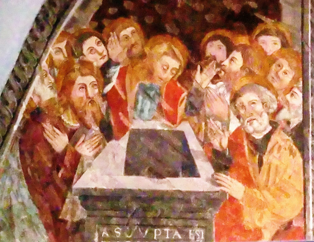 Salbertrand - CAPPELLA DI  SAN CRISTOFORO O DELL'ANNUNZIATA-Scene della vita della Vergine