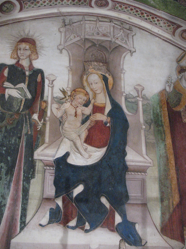 Lemie - CAPPELLA DI SAN GIULIO-Madonna col Bambino