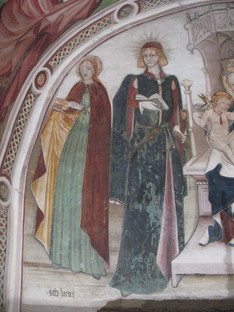 Lemie - CAPPELLA DI  SAN GIULIO-Santa Lucia e il beato Amedeo IX di Savoia