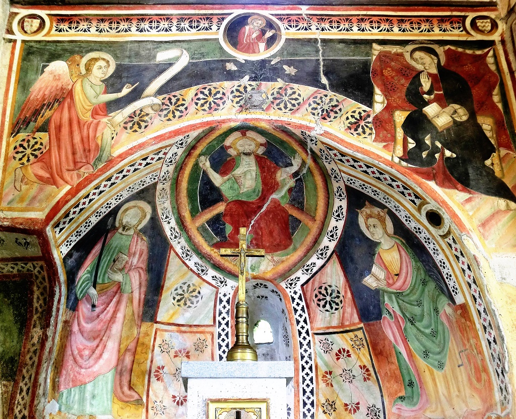 Avigliana - CHIESA DI  SAN PIETRO-Cristo Pantocratore