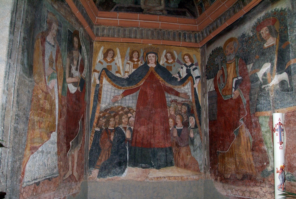 Benna - PARROCCHIALE DI SAN PIETRO-Madonna della Misericordia e Santi
