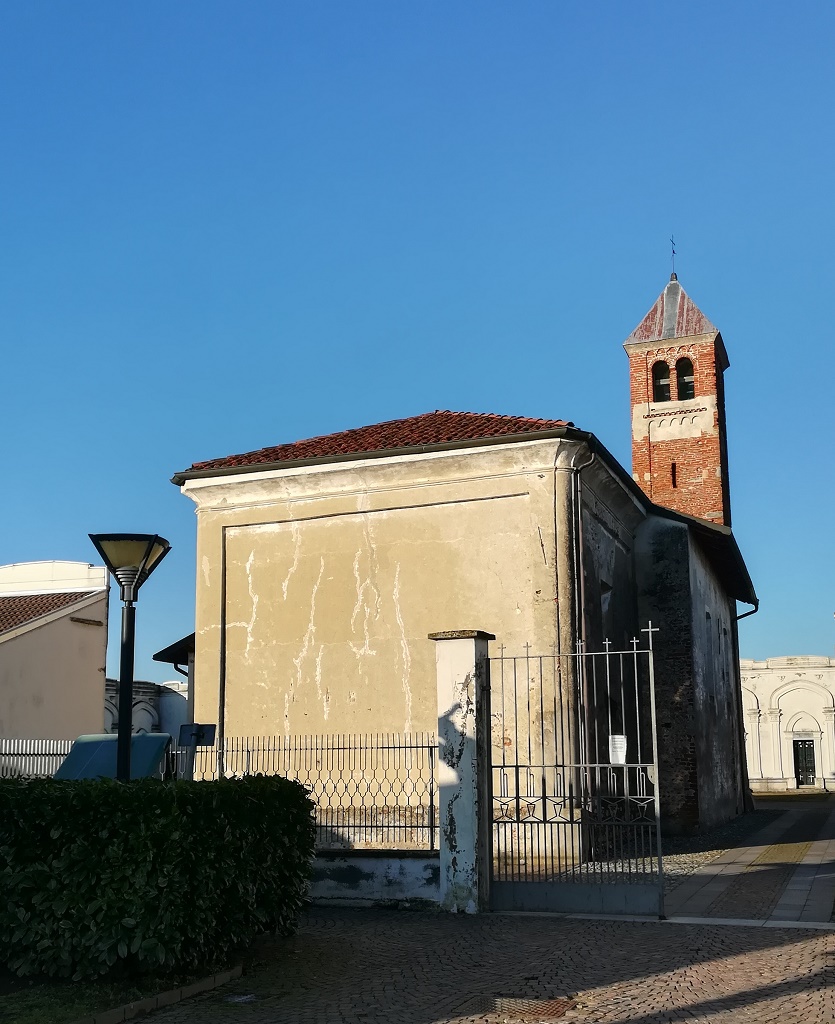 Sillavengo - CHIESA DI  SANTA MARIA VECCHIA-Abside e campanile