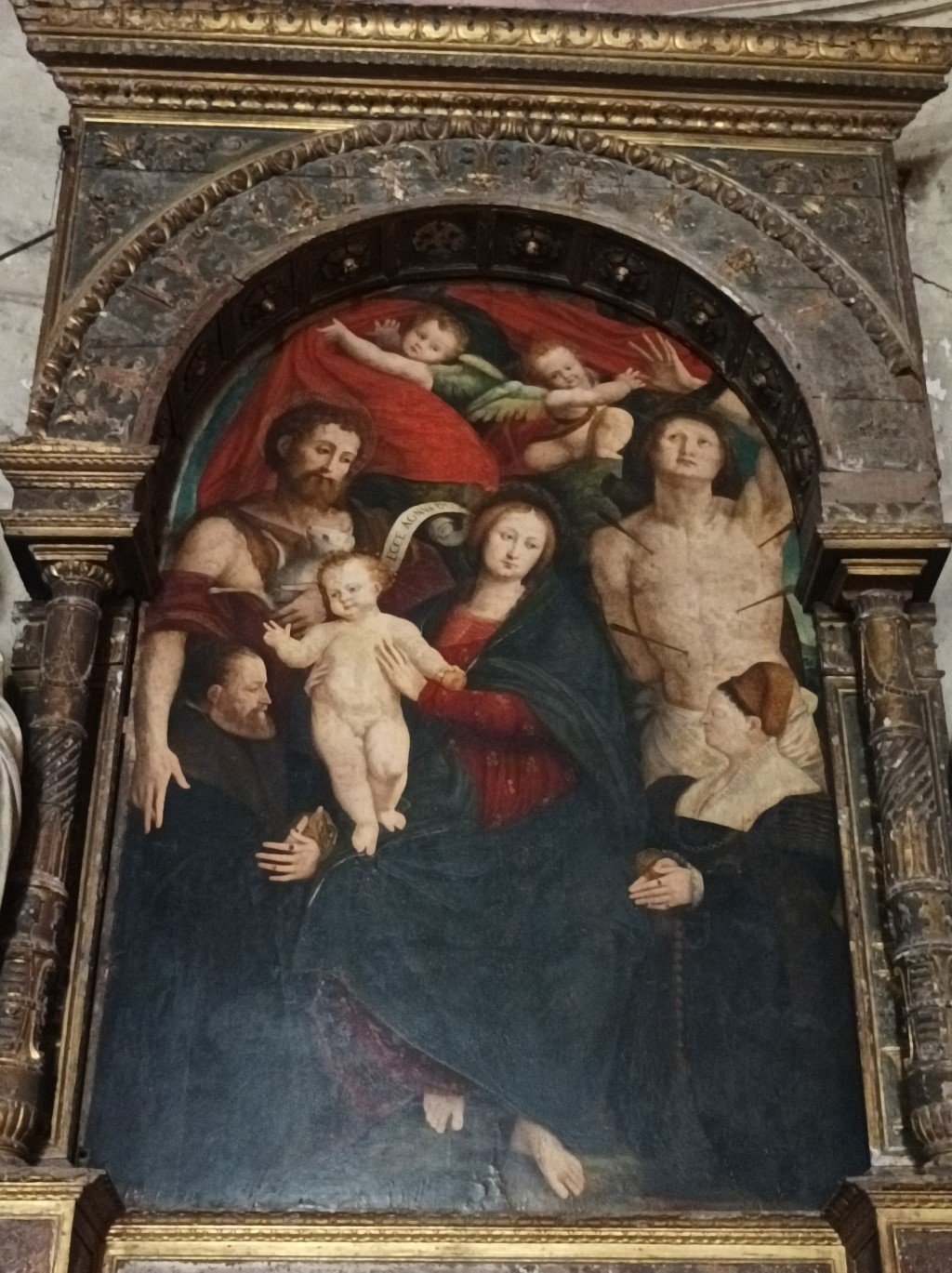 Crevacuore - PARROCCHIALE DELL'  ASSUNTA-Madonna col Bambino