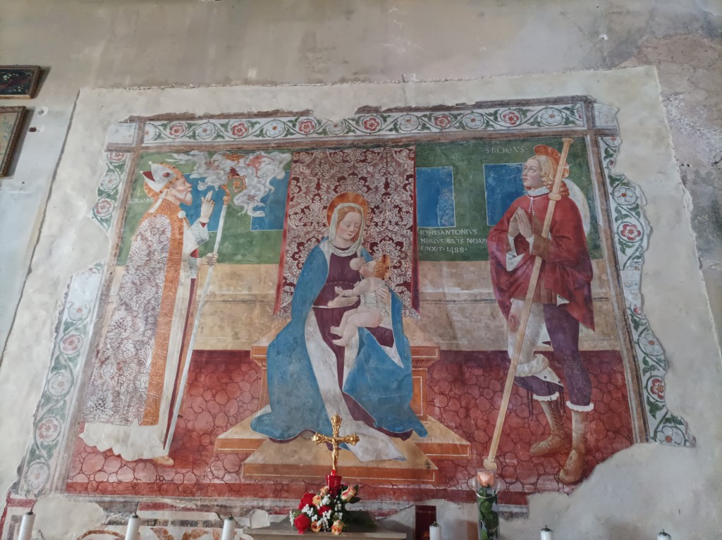 Paruzzaro - CHIESA DI SAN MARCELLO-Madonna del Latte e San Rocco