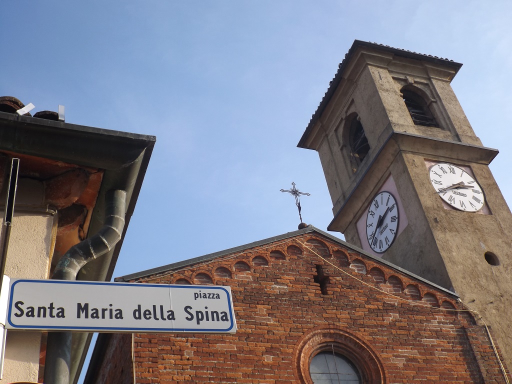 Val Della Torre - CHIESA DI SANTA MARIA DELLA SPINA-Archeggiature della facciata