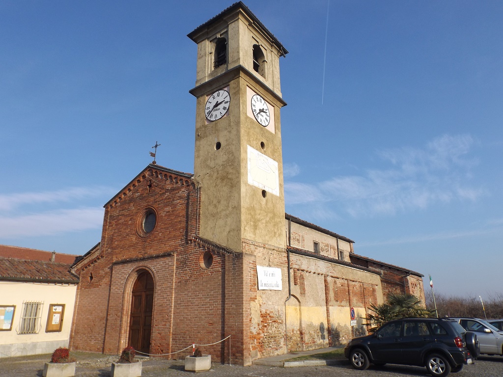 Val Della Torre - CHIESA DI  SANTA MARIA DELLA SPINA-Facciata, campanile e fianco destro