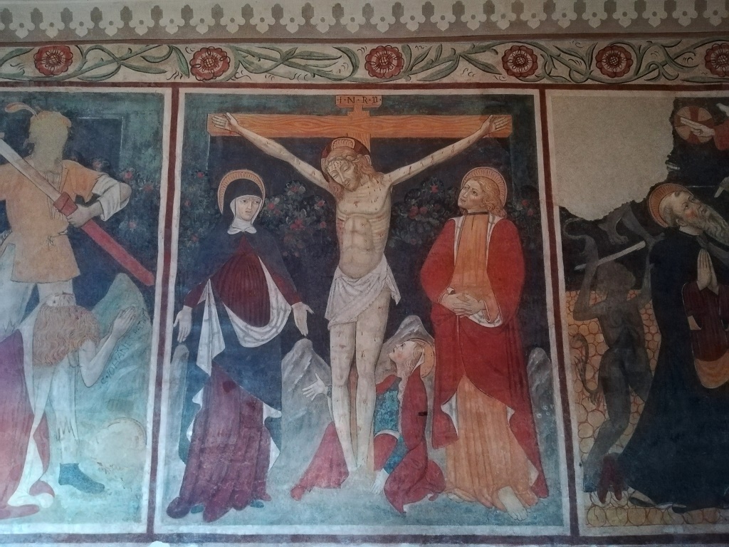 Novara - SANTUARIO DELLA  MADONNA DEL LATTE O DI GIONZANA-Crocifissione