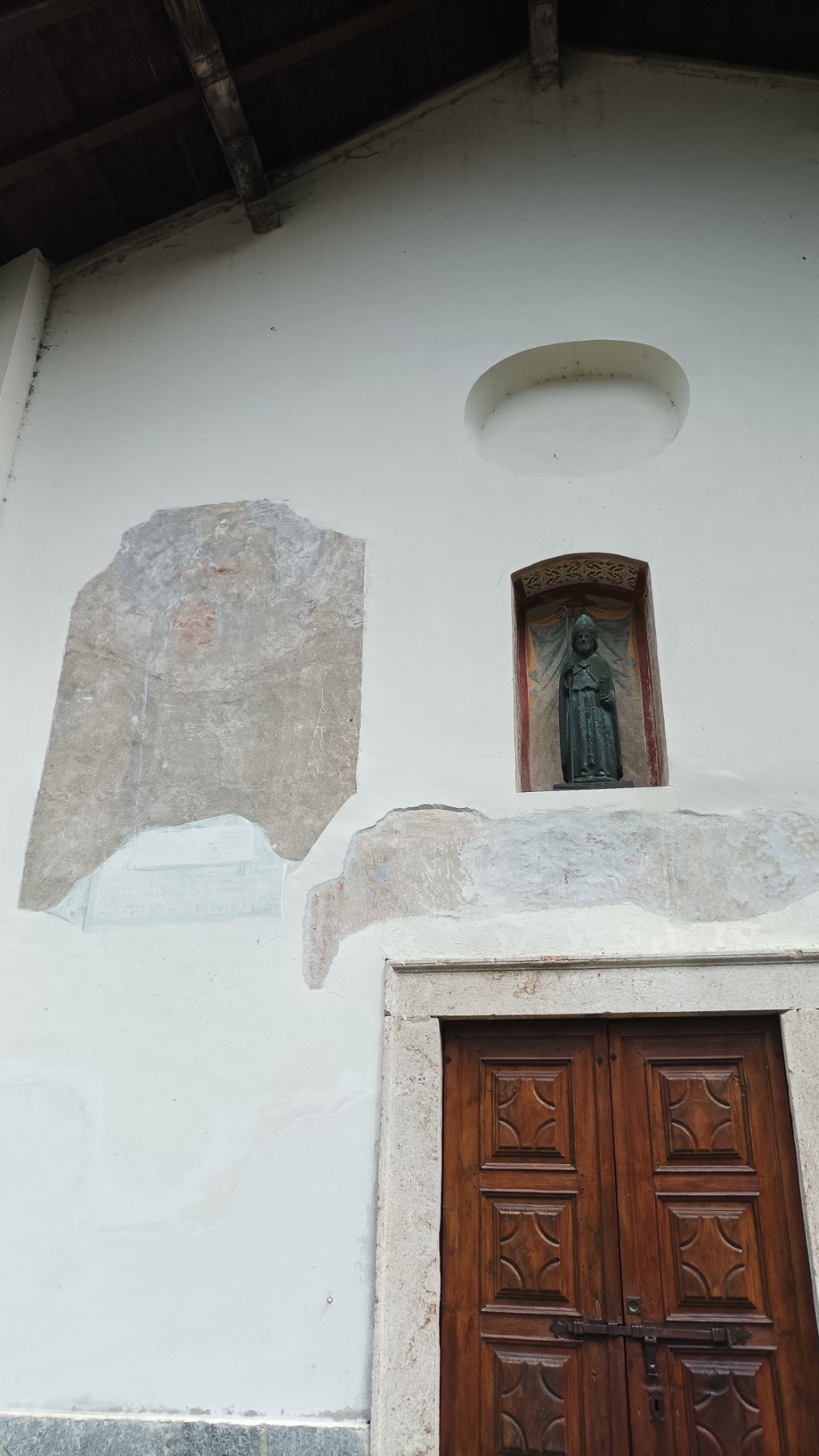 Quarona - PARROCCHIALE O CHIESA DI  SAN BONOMIO ABATE-Resti di affreschi