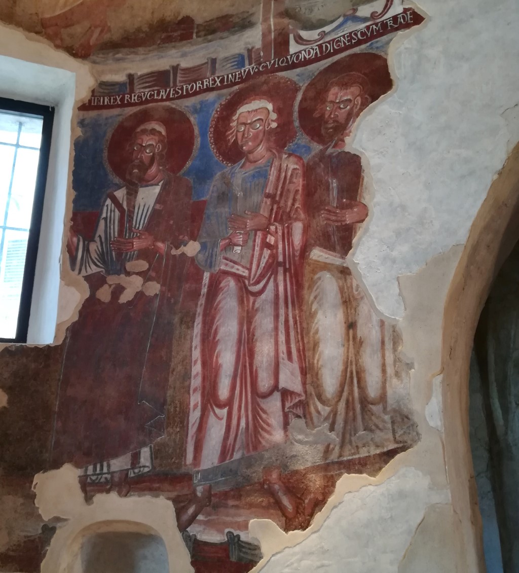 Carpignano Sesia - CHIESA DI  SAN PIETRO-Affreschi abside
