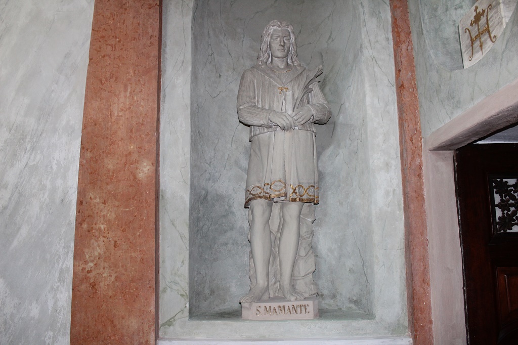Cavaglio D'agogna - PARROCCHIALE DI SAN MAMANTE-Statua di San Mamante