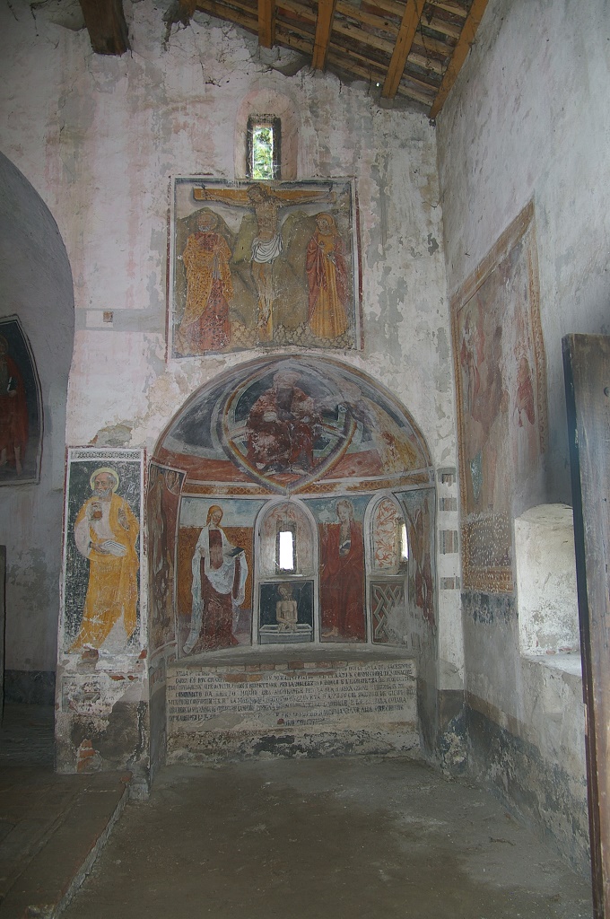 Cavallermaggiore - CHIESA DI  SAN PIETRO-Affreschi abside destra