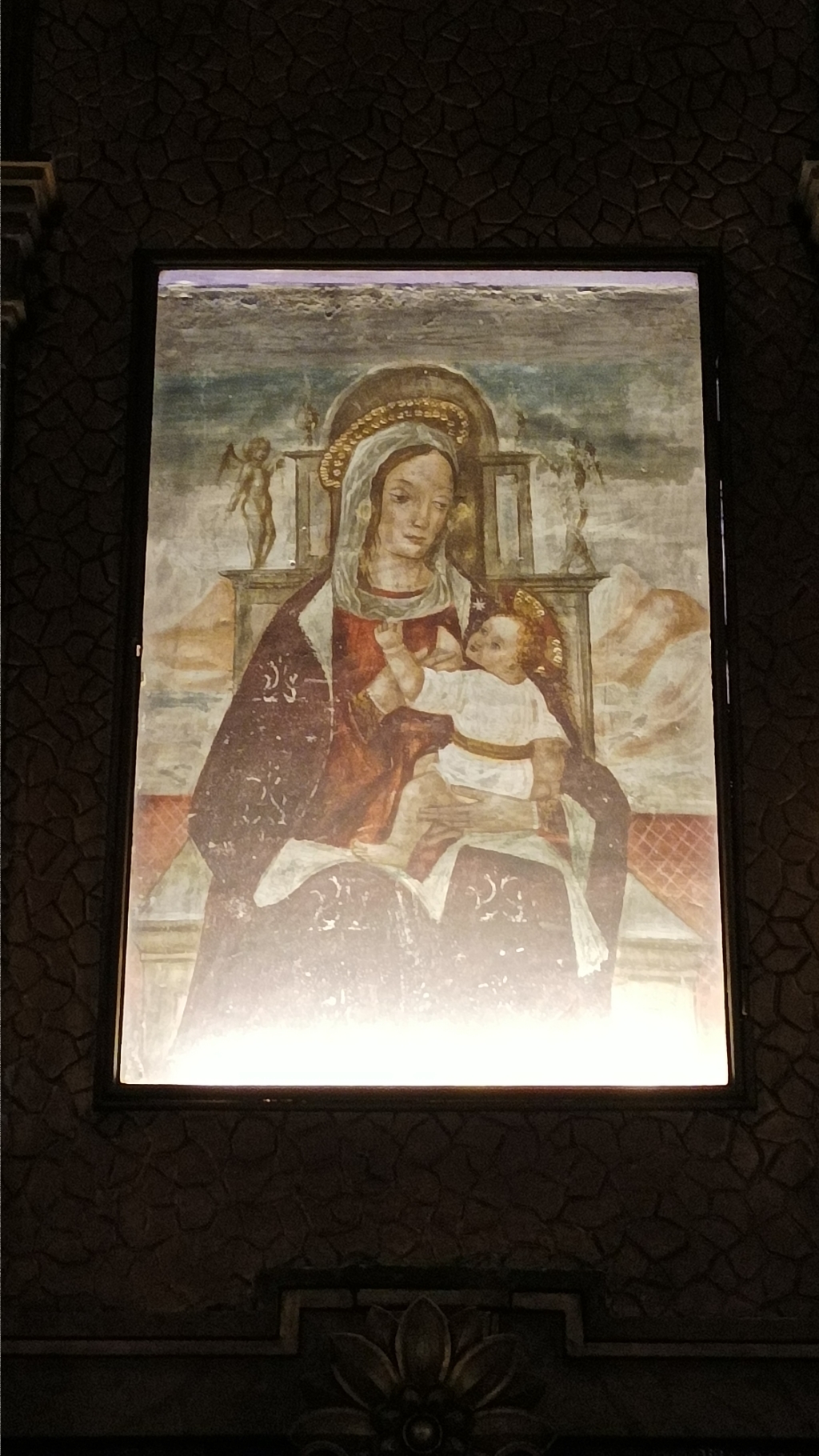 Lesa - PARROCCHIALE DI  SAN MARTINO-Madonnna col Bambino